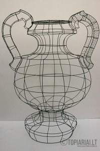 vaza topiary topiari augalu skulptura