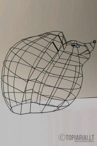 eziukas topiary topiari augalu skulptura
