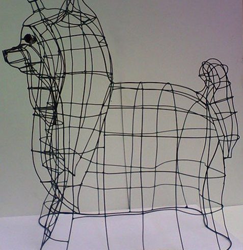 dog topiary topiari augalu skulptura