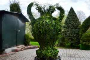 topiary topiari vaza skulptura