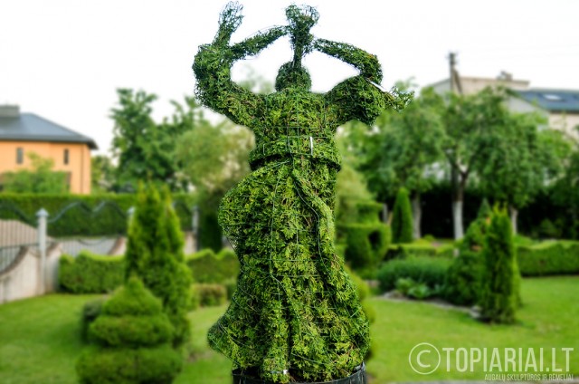 topiary topiari augalu skulptura