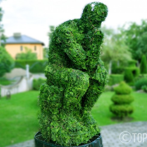 mastytojas topiary topiari augalu skulptura