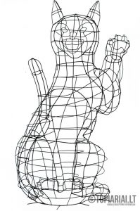 kate remas topiary augalu skulptura
