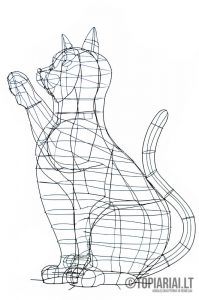 kate remas topiary augalu skulptura