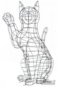 kate remas topiary augalu skulptura