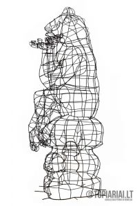 varle grybas remas topiary augalu skulptura