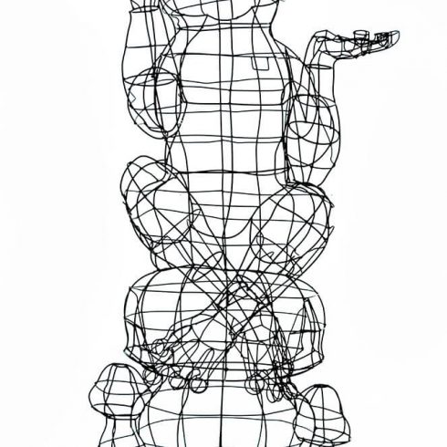 varle grybas remas topiary augalu skulptura