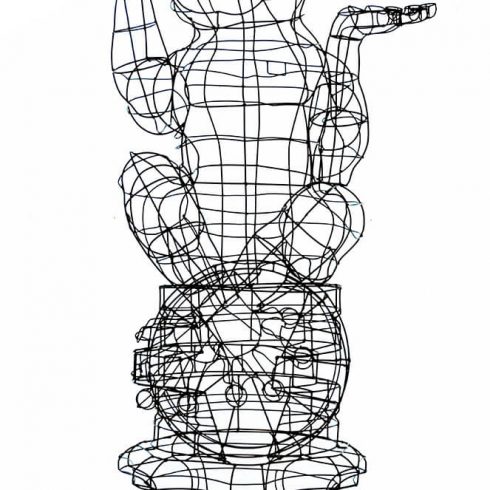 varle pinigai remas topiary augalu skulptura